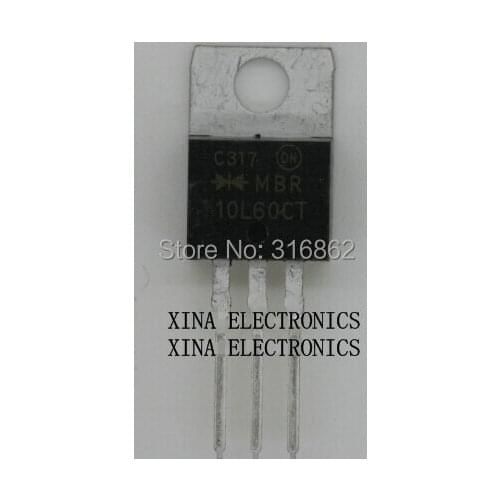 MBR10L60CT MBR10L60 MBR 10L60CT TO-220 ROHS ORIGINAL 10PCS/lot Free Shipping Electronics composition kit