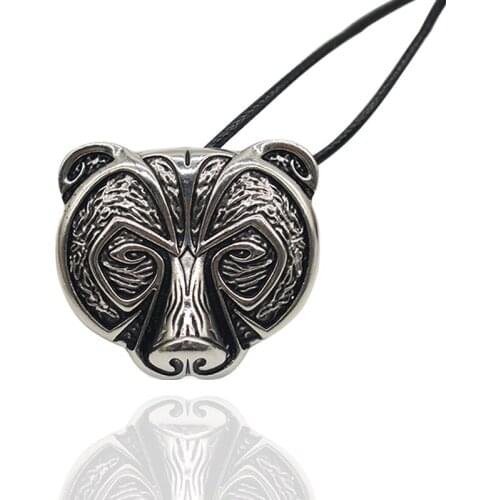 Fashion Male Classic Retro Necklace Animal Panda Pendant Alloy Material Temperament Men And Women Jewelry Gift Direct Sales Hot
