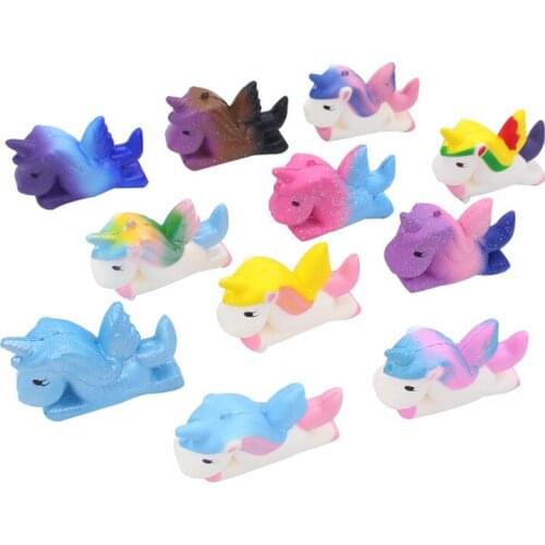 Cartoon Unicorn Horse Slow Rising Stress Relief Squeeze Toys for Kids Antistress Gift Fidget Squishy Toys