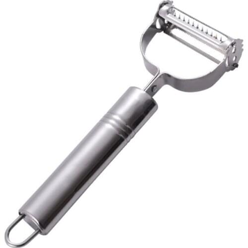 Multifunctional Stainless Steel Smiley Face Fruit Apple Peeler Potato Melon