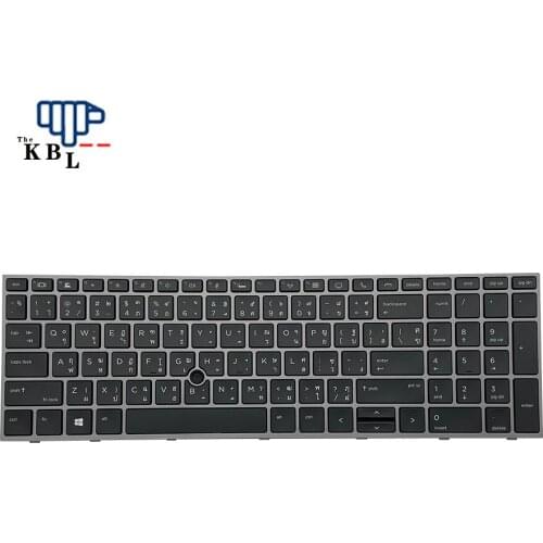 New Thailand Language For HP Zbook 15 G5 17 G5 Black Backlight Laptop Keyboard HPM17H63T0J920 PNL12765-281 1E605