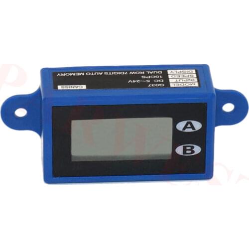 10pcs/lot Wholesale 8 digits digits 2 channels electronic LCD coin counter meter with tracking number arcade slot mech