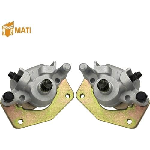 Mati Rear Left Right Brake Caliper for Can Am Bombardier Traxter Max Quest 500 650 2001-05 with Pads