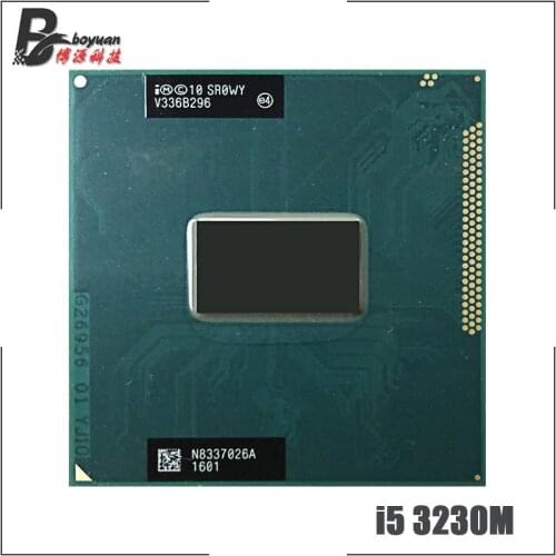 Intel Core i5-3230M i5 3230M SR0WY 2.6 GHz Dual-Core Quad-Thread CPU Processor 3M 35W Socket G2 / rPGA988B