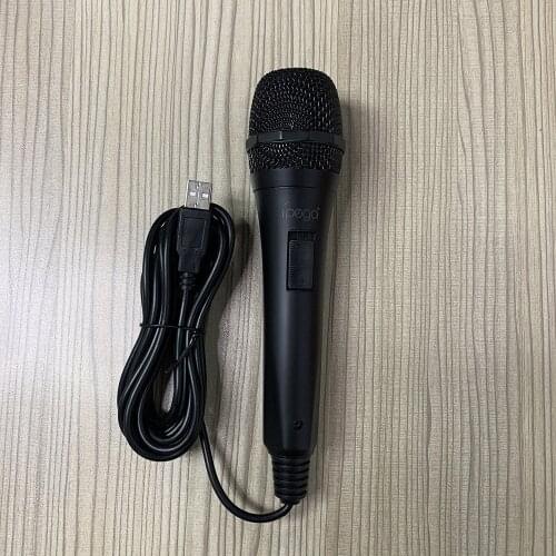 USB Wired 3m 9.8ft Microphone High Performance Video Karaoke MIC Chatting Network for Ninteno Switch PS4 Wi i U XBOXONE Console