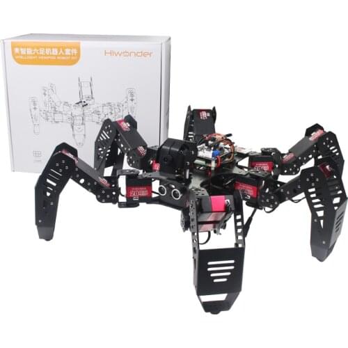 Raspberry 4B/3B 20kg Servo Hexapod Spider Bionic Robot Intelligent Artificial Intelligence Vision SpiderPi Programming OpenCV