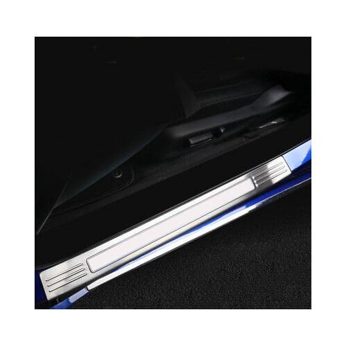 Steel Outer Door Sill Threshold Plate Cover Trim 4pcs For Honda Accord 2018-2020