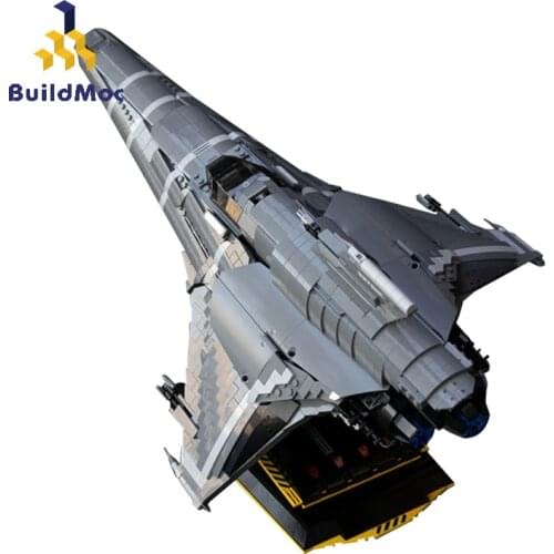 BuildMoc Technical Colonial Viper Mk Battlestar Space Weapon Building Blocks MOC Technical Model Bricks Toys For Children