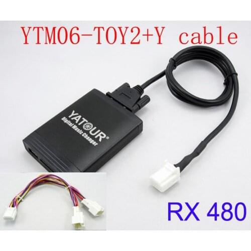 Yatour for Lexus RX 480 RX 300 RX 330 RX 350 2004-2009 With Y cable navi Car stereo USB SD MP3 Player Bluetooth Adapter 6+6 pin