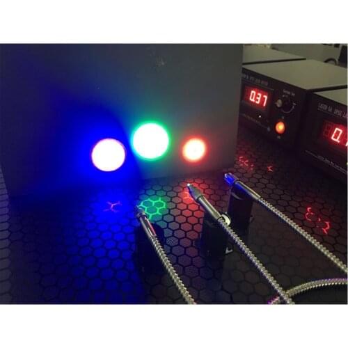 520nm 1000MW 1W Green Optical Semiconductor Laser Fiber Coupled Output Digital Display Adjustable Power Supply FC Connector