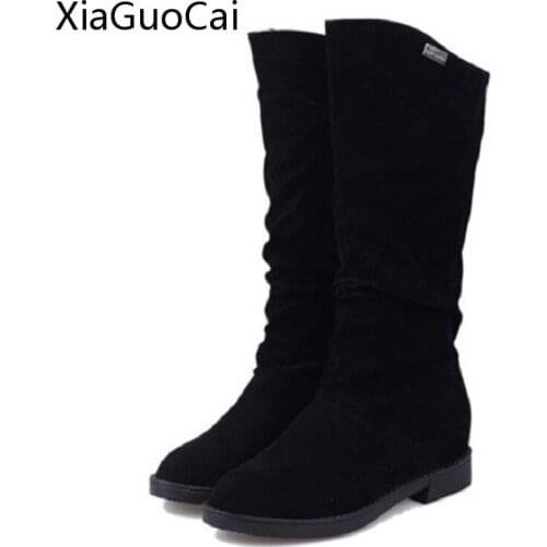 2015 High Boots For Women PU/Leather Fashion Women Autumn Boots Knee-Heel High Quality Boots x610 50