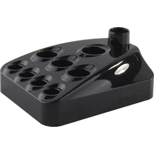 1PC Black Color shelf Tattoo Tool Pen Holder Stand Semi-permanent Eyebrow Machine tray for Makeup Tattoo Accessories