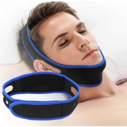 2pc round snoring headband anti-snoring snoring health care headgear breathable night health care headband for men and women