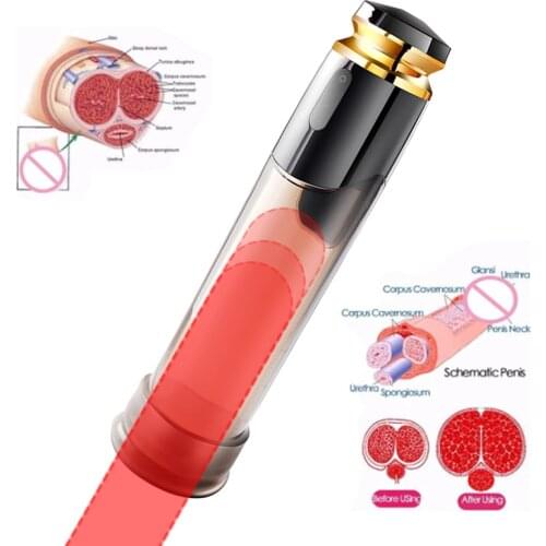 Automatic Sucking Vacuum Penis Pump Electric Penis Enlargement Exercise Trainer Dick Extender Male Masturbtor Sex Toys For Man