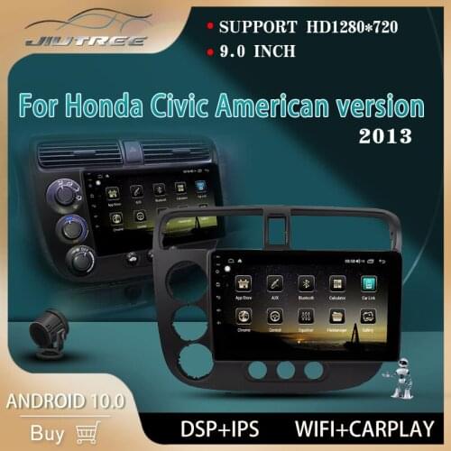 128GB Android Car GPS Navigation For Honda Civic American version 2013 Car Multimedia Player Auto Radio Tape Recorder