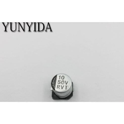 Free Shipping 20pcs 50V 10UF 5*5.4mm SMD Aluminum Electrolytic Capacitor