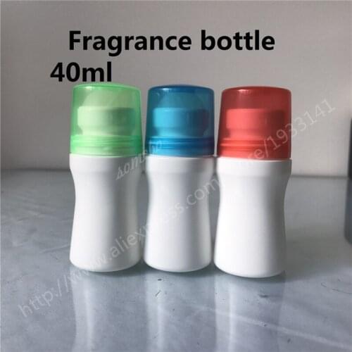 Free shipping 500/lot 40ml plastic roll on bottle 40cc PP Fragrance bottle with roller deodorant roll on container