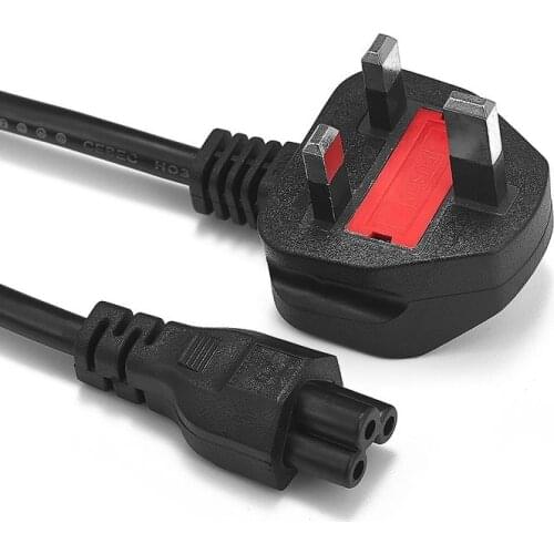 UK Plug Power Cord 1.5m British Main C5 Power Supply Cable For HP Dell Lenovo Sony Samsung LG Toshiba ASUS Notebook Laptop LG TV