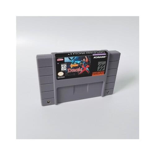 Castlevania Dracula X - Action Game Card US Version English Language