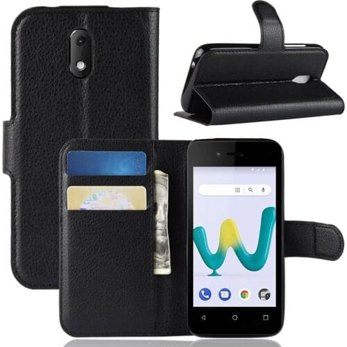 For wiko sunny 3 mini Case Leather Flip Back Cover For wiko sunny 3 mini With Stand And Wallet