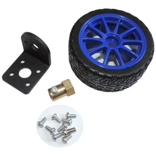 GA25 deceleration motor fixed set of smart car suit tires