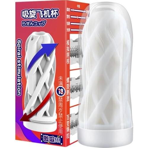 Hip Feeling Male Masturbator Cup Soft Pussy Vagina Endurance Exercise Sex Products Vacuum Pocket Cup Sex Toys for Men