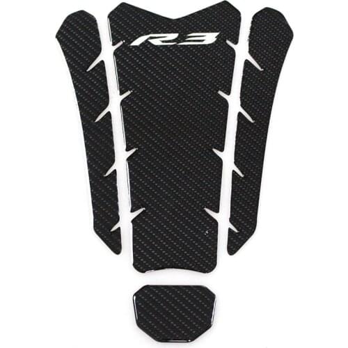 K-sharp K-CTPP-26 Carbon 3D ADESIVI Sticker Decal Emblem Protection Tank Pad Cas Cap Fit YAMAHA R3