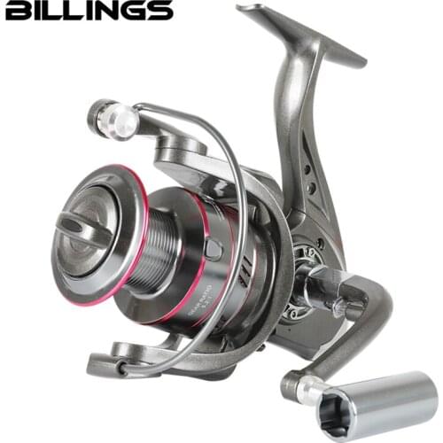 BILLINGS YO1000-6000 Spinning Reel 5.2:1 12KG Max Drag metal spool metal knob Spinning Fishing reel Accessories for Saltwater