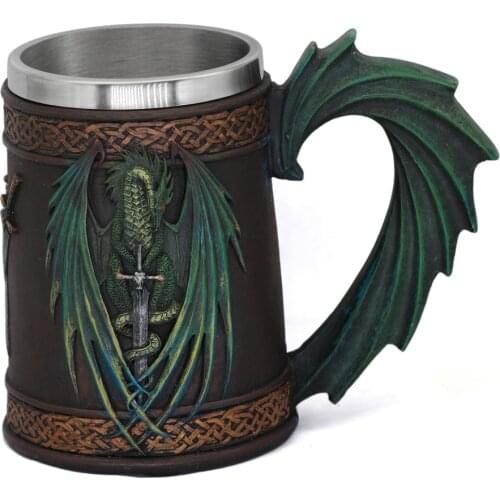 Dragon Mug drinking Mug Beer Stein Tankard Coffee Cup 17 oz