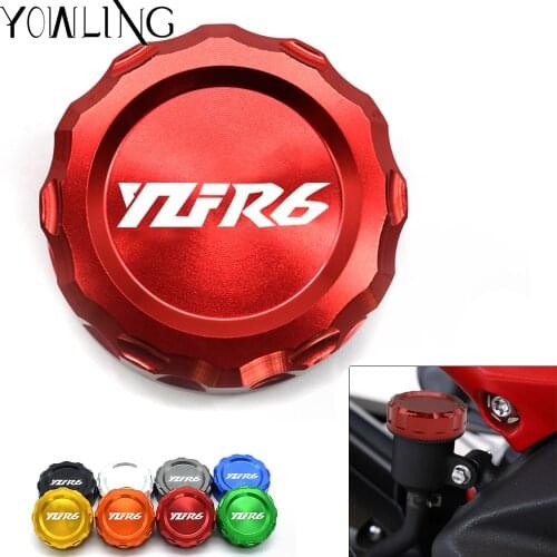 Motorcycle Brake Reservoir Cover Cap Oil cup cover For YAMAHA YZF-R6 YZF R6 YZFR6 2006 2007 2008 2009 2010 2011 2012 2013 2014