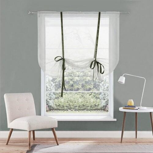 Foreign trade window screen lifting lifting curtain Roman curtain solid color window curtain curtains for bedroom sheer curtains