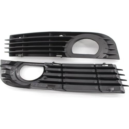 Set of Front Fog Light Grille Fit For AUDI A8 Quattro D3 2006-2008