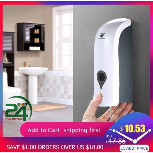 Wall Mounted Shampoo Soap Dispenser Chrome Finish Square Liquid Soap Bottle Bathroom Accessories 300ml Bath Wash room