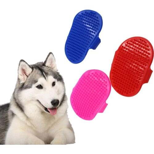 Pet Dog Bath Brush Comb Cat Rubber Glove Hair Fur Grooming Massaging Kitchen Cleaning Gloves pets Silicone Washing Glove
