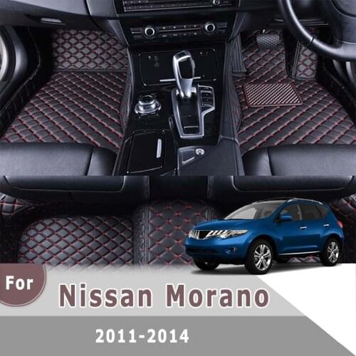 RHD Carpets Car Floor Mats For Nissan Morano 2014 2013 2012 2011 Accessories Interior Decoration Tapis Custom Covers Liners