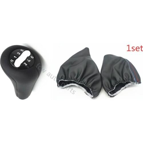 5/6 Speed Manual MT Gear Stick Shift Knob for BMW 1 3 5 6 Series X1 X3 X5 Horizontal installation with leaher M Color