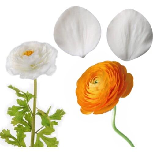 Buttercup Petals Silicone Molds Fondant Cakes Decor Tools Silicone Moulds Sugarcraft Chocolate Baking Tools Cakes Gumpaste Form