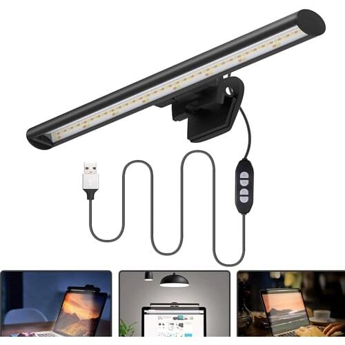Led Light Dimmable Usb Desk Lamps Monitor Laptop Screen Display Hanging Lamp Bar Desktop Table Eye Protection Reading Lamp