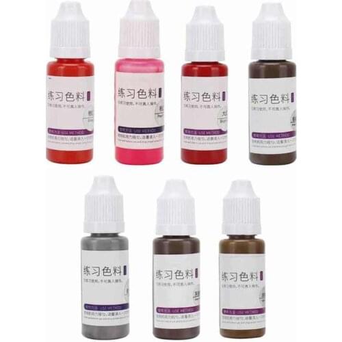 Eyebrow Mascara 15ml Lips Mist Eyebrow Tattoo Pigment Microblading Tattoo Ink for Practice Permanent Makeup