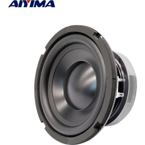 AIYIMA 6.5 Inch Sound Amplifier Speaker 4 8 Ohm 100W Subwoofer Speaker HiFi Loudspeaker For Home Theater Car Audio