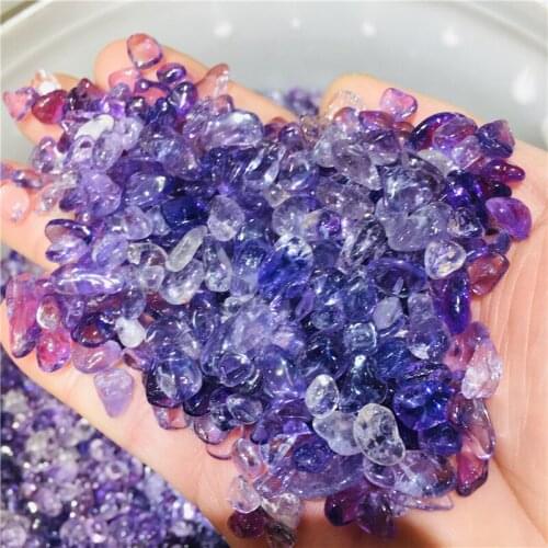100g rolling gem natural rock mineral amethyst crystal is used to heal chakras