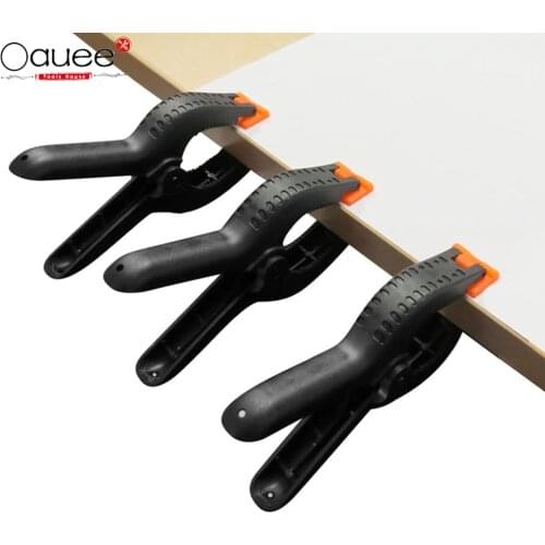 2/3 Inch Woodworking Fixed Clip Woodworking Hand Tools Clamp Clip Hard Grip Ratchet Release Squeeze DIYhand Carpenter Tool Clamp