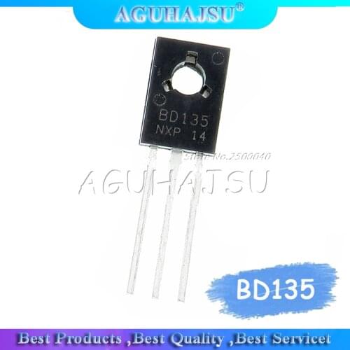 20PCS 10PCS BD135 + 10PCS BD136 each 25PCS Transistor TO-126 PNP NPN Epitaxial Triode Transistor