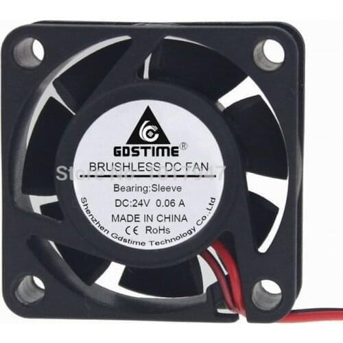 20 Pieces Gdstime DC 24V 2Pin 4015 4cm 40mm * 15mm Computer Exhaust Cooler Cooling Fan
