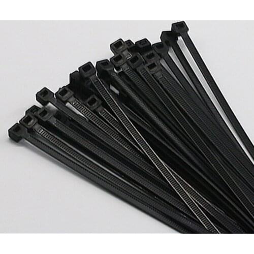 3D printer accessories black 3*100mm self-locking nylon cable tie plastic cable tie