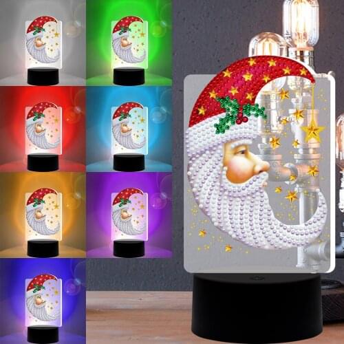7 Colors Available DIY Diamond Painting Led Light Pad 5D Diamond Mosaic Embroidery Lamp Night Light Home Desk Night Lamp Decor