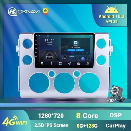 ​Car Radio Autoradio for Toyota FJ CRUISER 2007-2018 Navigation Single Din Touch Screen Multimedia Video Player Android Carplay