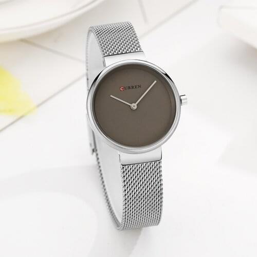 CURREN New Women Watch Quartz Top Brand Luxury Fashion Female Wristwatches Ladies Gift Relogio Feminino