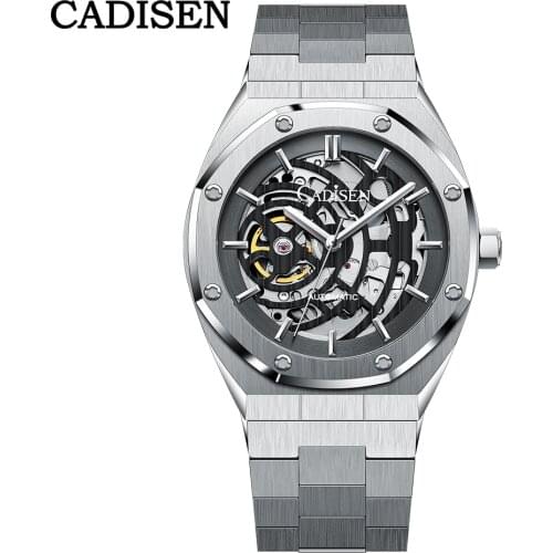 8183Skeleton Watches Mechanical Automatic Watch Tourbillon Sport Waterproof Japan Seiko NH70A Movt Fashion Casual Business Watch