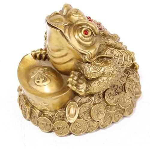 Toad Fengshui Decoration Recruitment Business Company Front Desk Decoration Statue Prosperous Wealth China China Animal